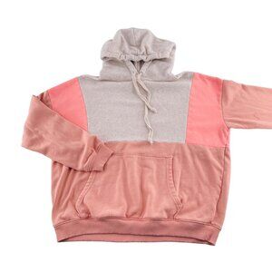 American Eagle Ahh-Mazingly Soft Colorblock Hoodie Sweatshirt‎ Womens Size Small